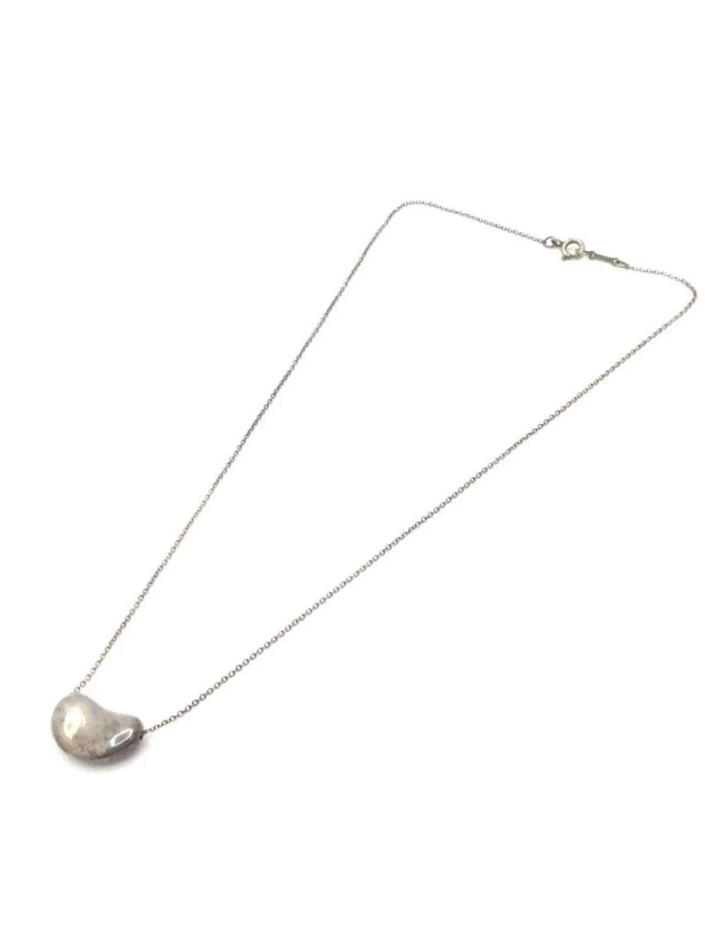 Tiffany & Co Necklace Bean Silver